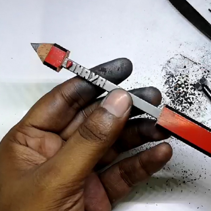 Unique Way To Propose Using A Pencil Sculpture Artwork