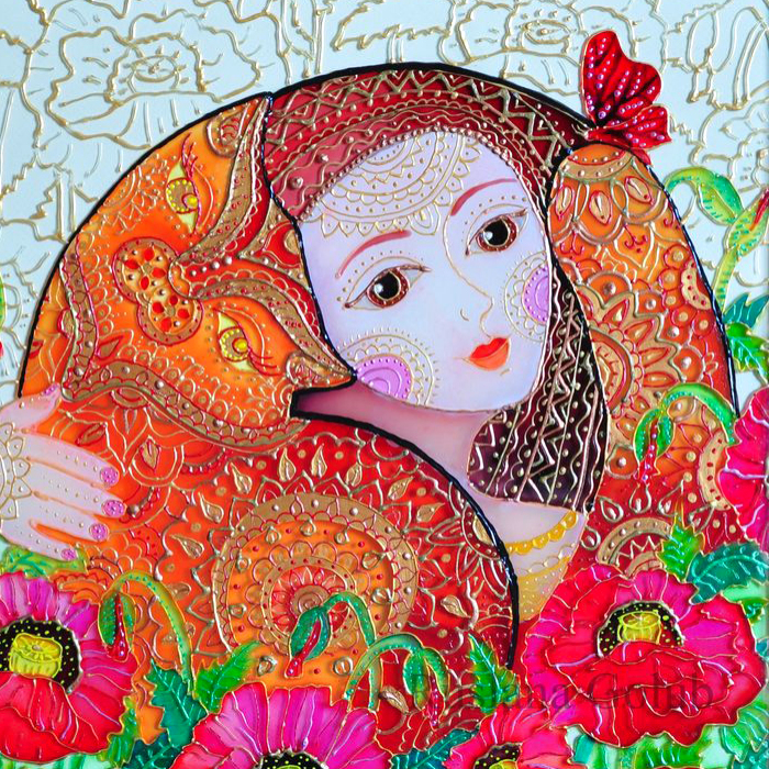 Colorful Cat Art By Ruslana Golub