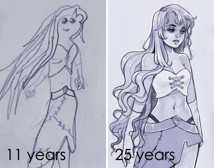 Honestly Most People Drew Better Than Me When They Were Kids. I Just Enjoyed Drawing, So I Kept Doing It, And Improved As A Byproduct