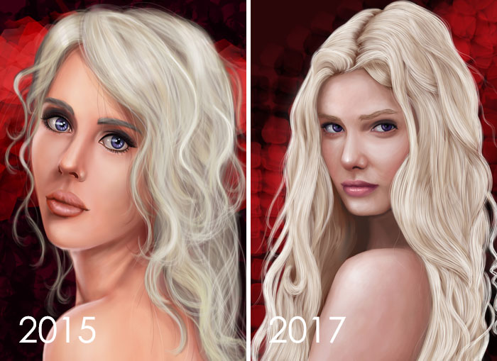 I've Wanted To Do Another Daenerys For Ages And Seeing Other People's Before And After Memes Inspired Me