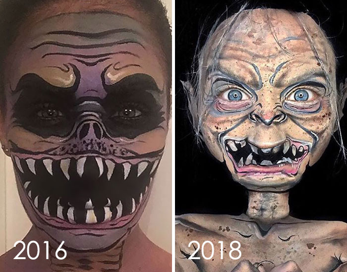 2 Years Painting Progression