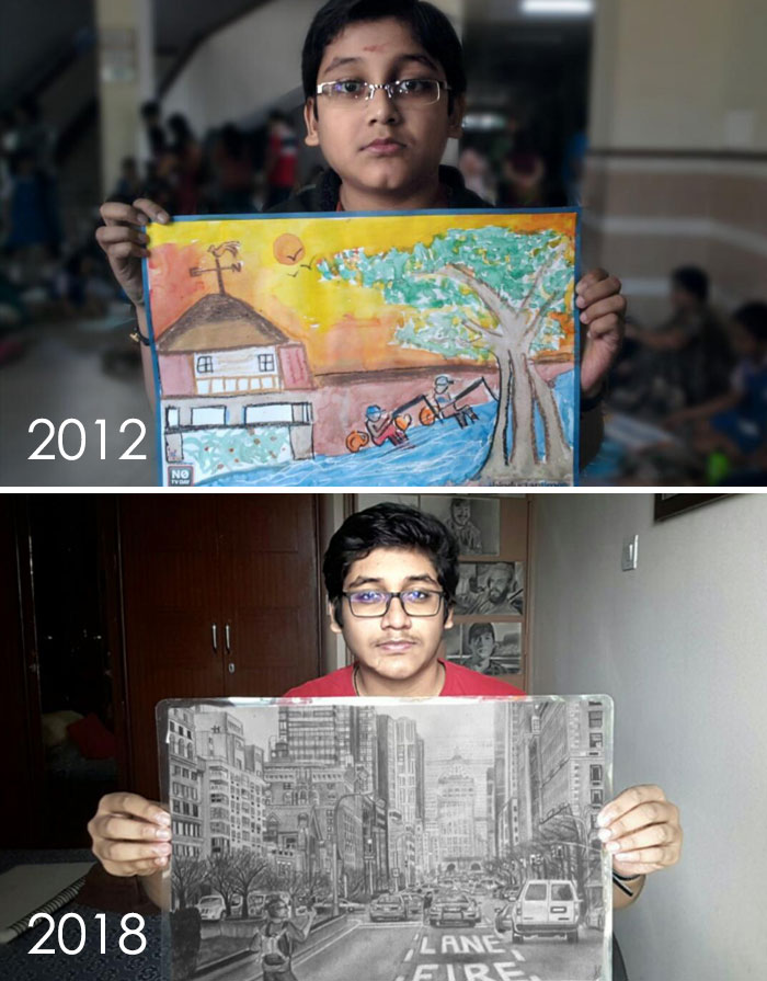 Me And My Art, 6 Years Apart