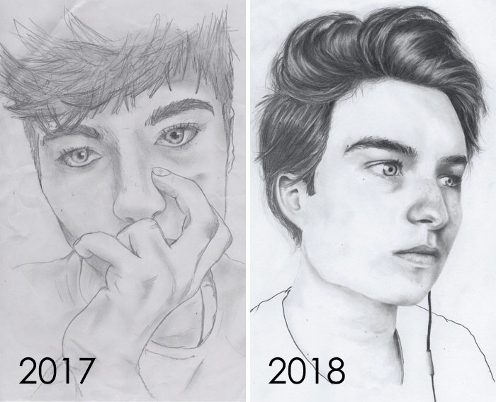 The Progress I Made In A Few Months. Critique Appreciated
