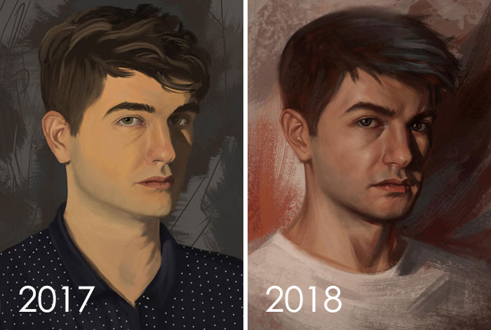 My One Year Progress In Digital Painting
