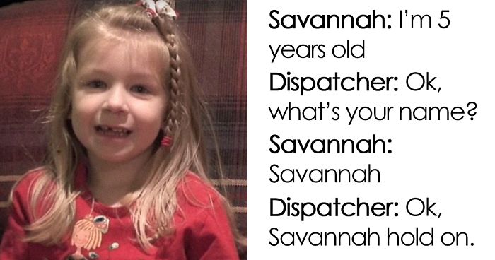 Brave Little Girl Calls 911 To Save Dad’s Life, And Her Conversation With The Dispatcher Is Cracking Everyone Up