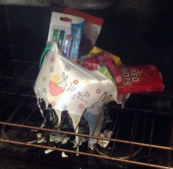 My Mom Hid My Easter Basket In The Oven And Forgot