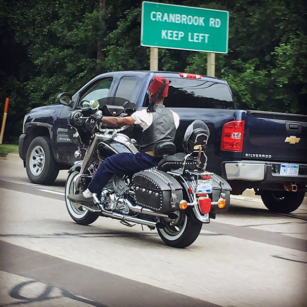 A Tarbouche On A Harley