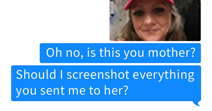 Unsolicited Douche Sends Dick Pic To Woman At 3 AM, So She Tracks Down His Mom