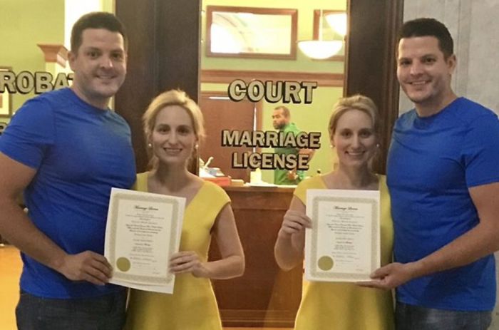 Identical Twin Sisters Marry Identical Twin Brothers, And Everyone Is Thinking The Same Thing Right Now