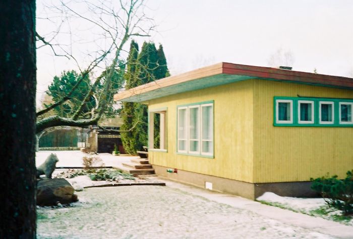 Soviet Summer Cottages In Estonia During Winter