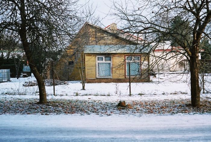Soviet Summer Cottages In Estonia During Winter
