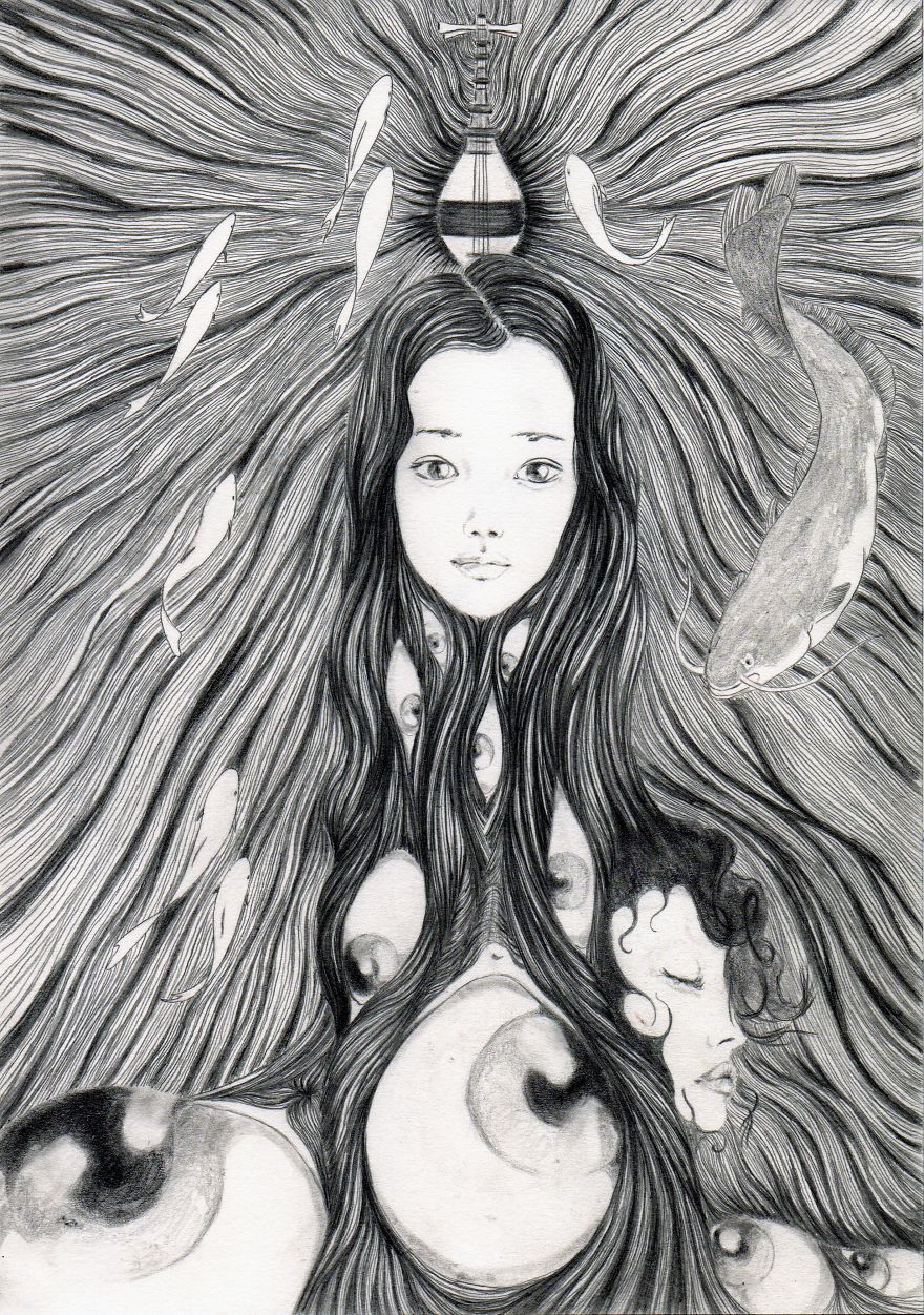 Surreal, Dark Drawings.