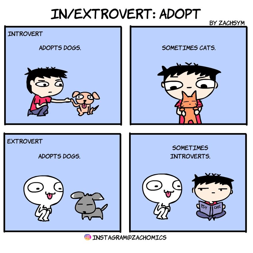 11 Comics That Will Help You Decide If You're An Introvert Or Extrovert