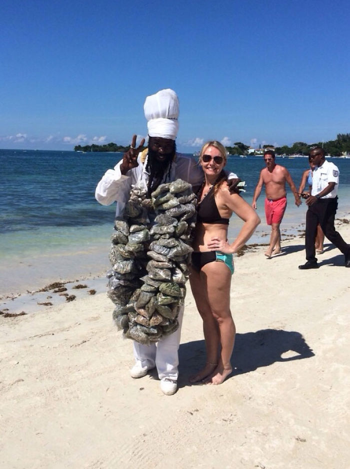 Mi madre se encontró en Jamaica con este vendedor de droga