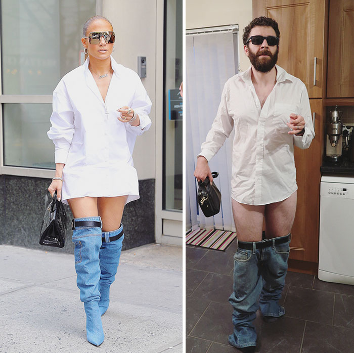 People Are Laughing At The Way This Guy Trolled Jennifer Lopez's New Look (10 Pics)