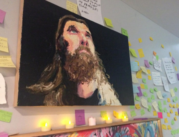 Art Students Notice A Painting That Looks Like Jesus And It Escalates Into A New 'Religion'