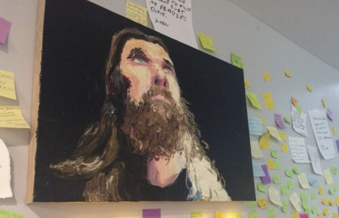 Art Students Notice A Painting That Looks Like Jesus And It Escalates Into A New ‘Religion’