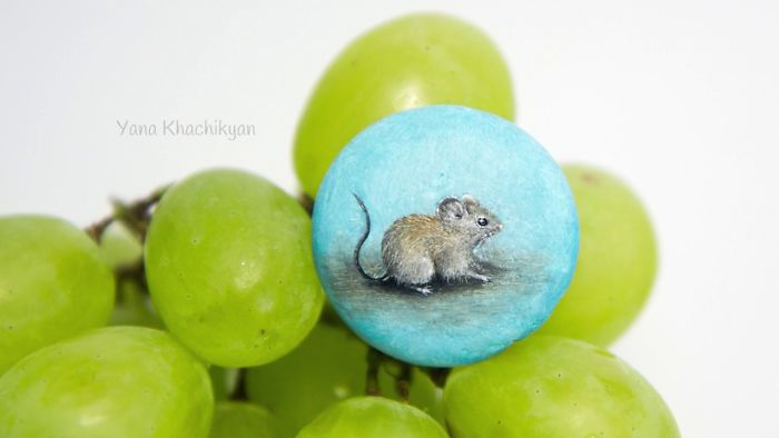 I Create Miniature Paintings Of Tiny Worlds