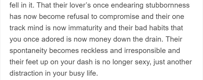 Someone On Tumblr Explains Why People Divorce, And 1,480,000 People Agree