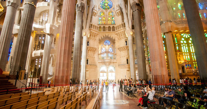 Sagrada Familia Interior Look Sagrada Familia Interior Look