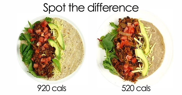 Dietician Shows How The Same Meal Can Have 400+ Calorie Difference And We All Need To Make These Changes