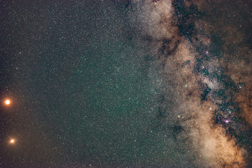 I Shot The Milky Way During The Lunar Eclipse