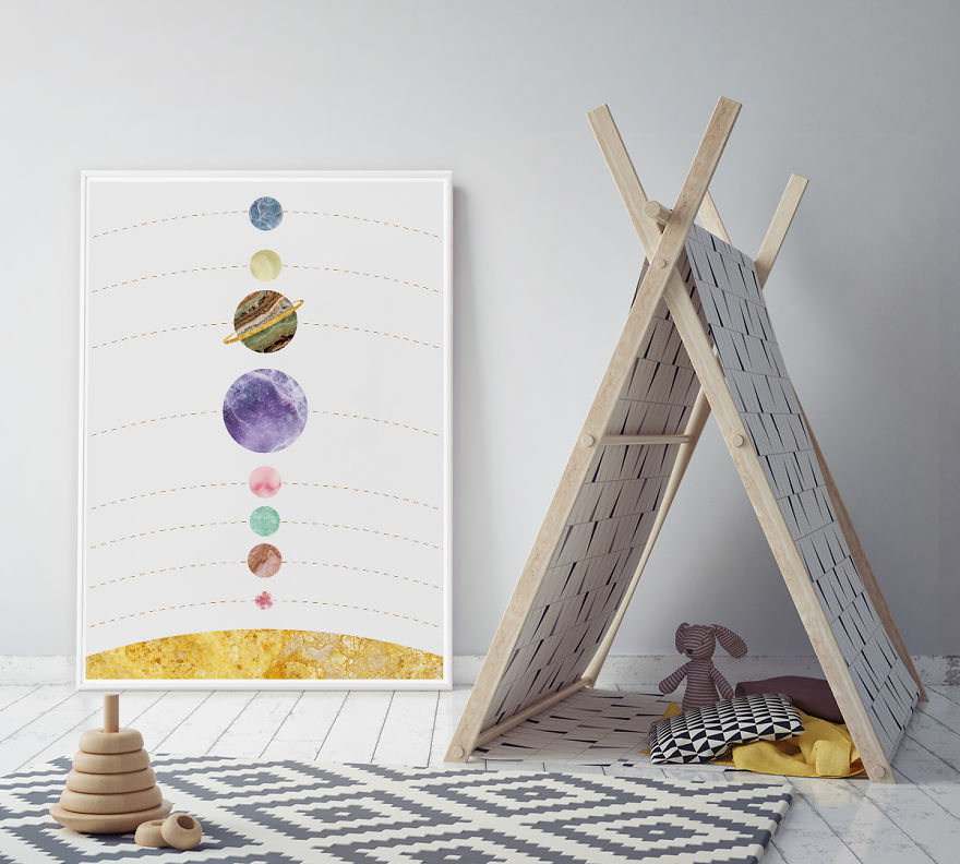 I Created Space Art Prints Using Marble Photos I Created Space Art Prints Using Marble Photos