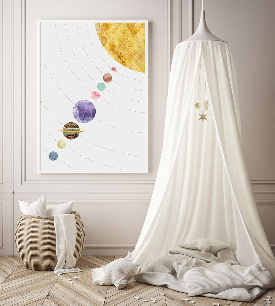 I Created Space Art Prints Using Marble Photos I Created Space Art Prints Using Marble Photos