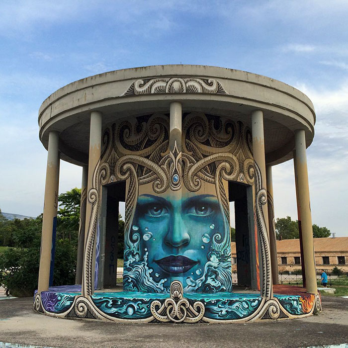 Artist Creates Large Scale Street Art Murals Across Europe, Makes Boring Buildings Interesting