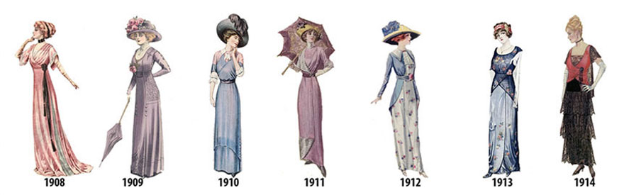 Here's How Small Changes In Women's Fashion From 1784 To 1970 Ended Up Creating A Big Difference