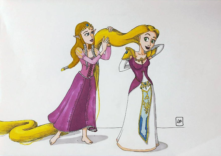 I Switched The Princesses's Dresses