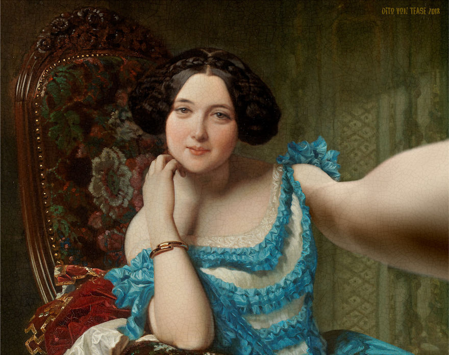 Portrait Of Amalia De Llano U Dotres, Countess Of Vilches - Federico De Madrazo, 1853