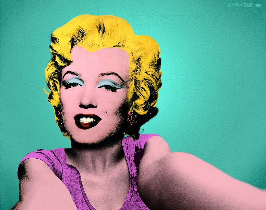 Turquoise Marilyn - Andy Warhol, 1962