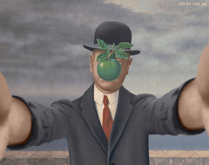 The Son Of Man - René Magritte, 1964