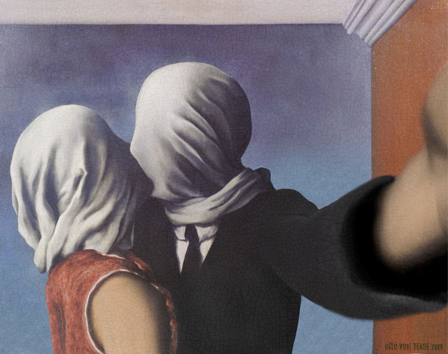 The Lovers 2 - René Magritte, 1928