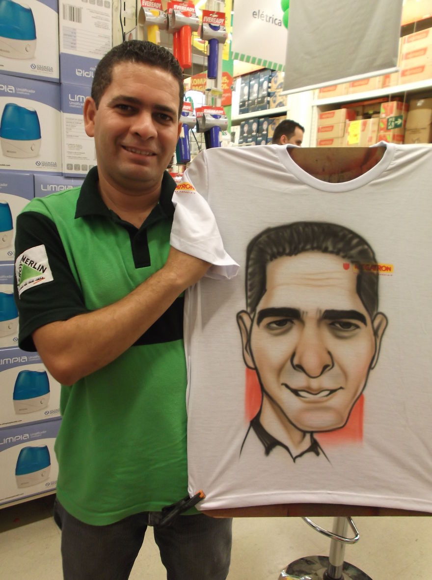 20 Caricatures In Tshirt's