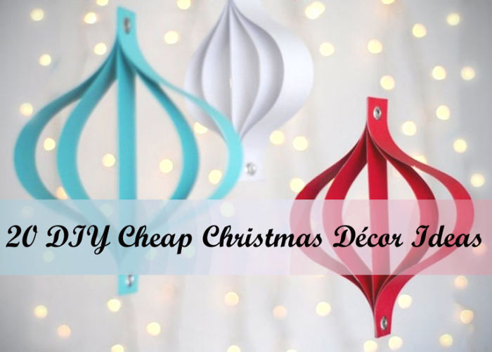 20 Diy Cheap Christmas Decor Ideas