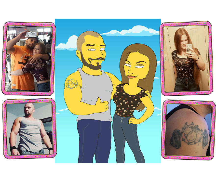 Illustrator Creates Simpsonize Portrait Of Random People&rsquo;s Into Simpsons Characters.