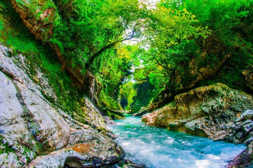 Martvili Canyon In Georgia Makes You Feel Like You Are In A Fantasy World Martvili Canyon In Georgia Makes You Feel Like You Are In A Fantasy World
