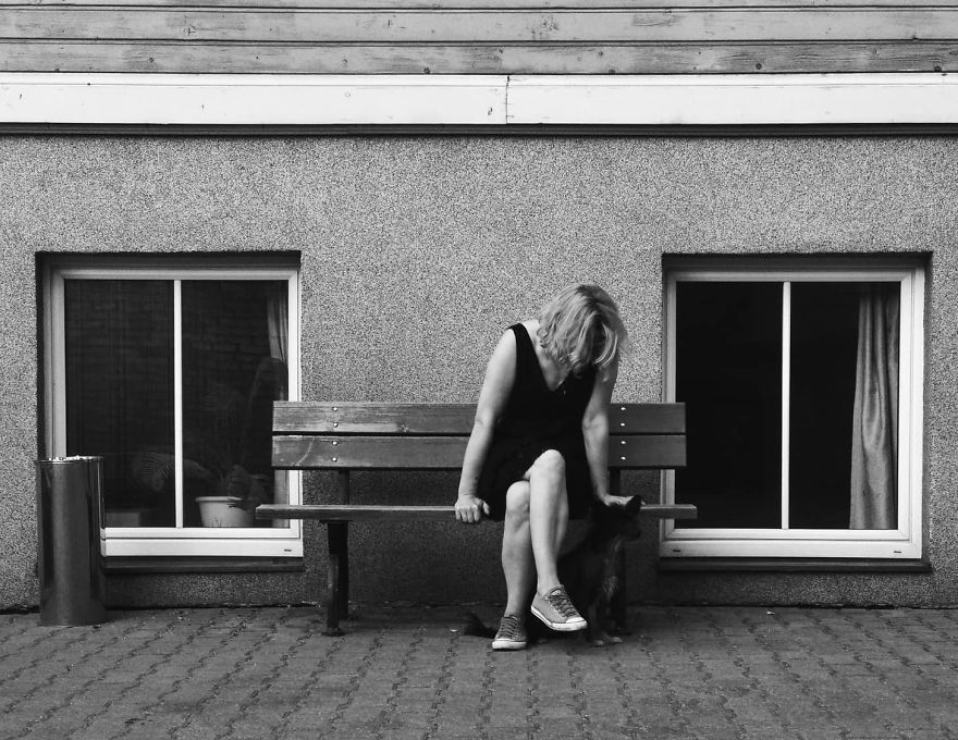 A Series Of Black And White Photos