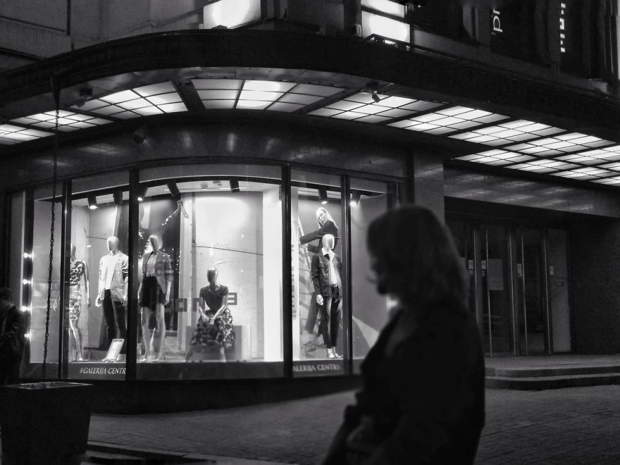 A Series Of Black And White Photos