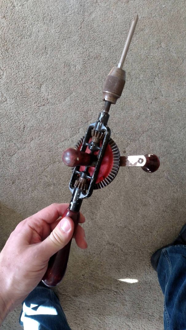 I Asked My Dad For A Cordless Drill And This Is What He Gave Me