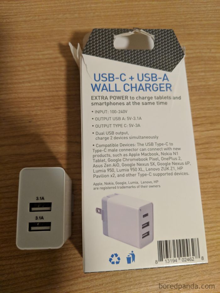 I Bought This Charger For The USB C Port...