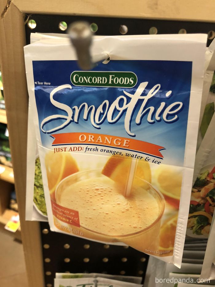 Just Add All The Ingredients Of A Smoothie!