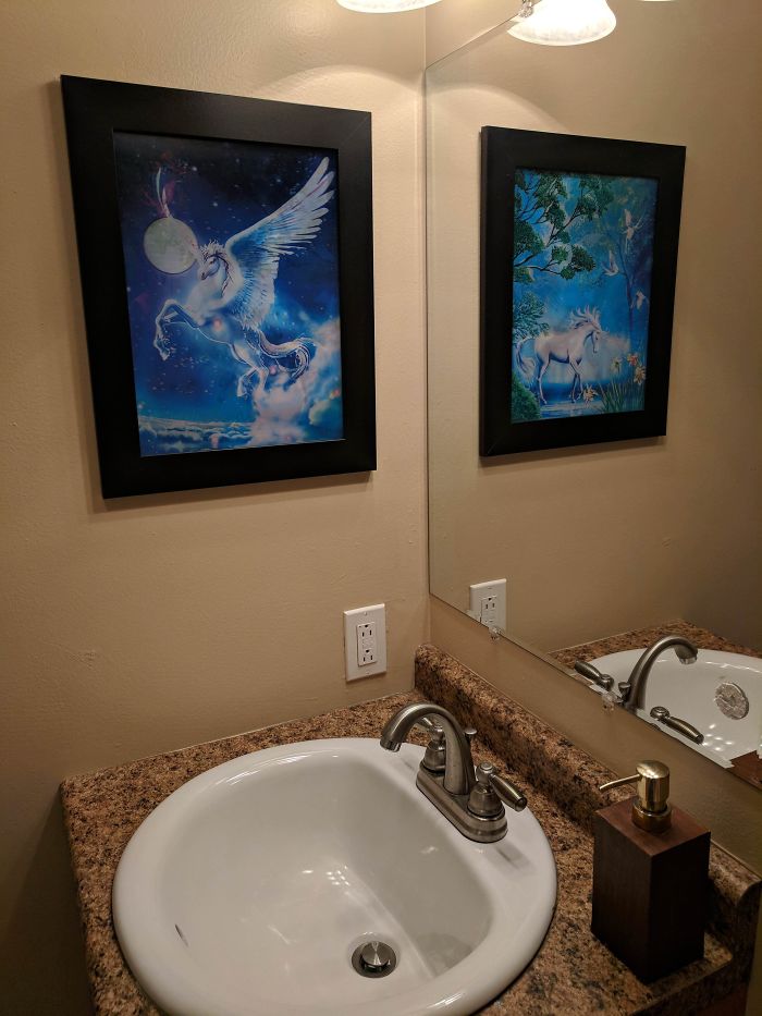 This Unicorn Picture Is Different In The Mirror
