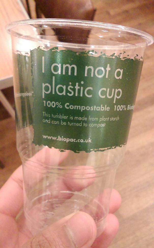 This Cup Is Made From Plant Starch, Not Plastic