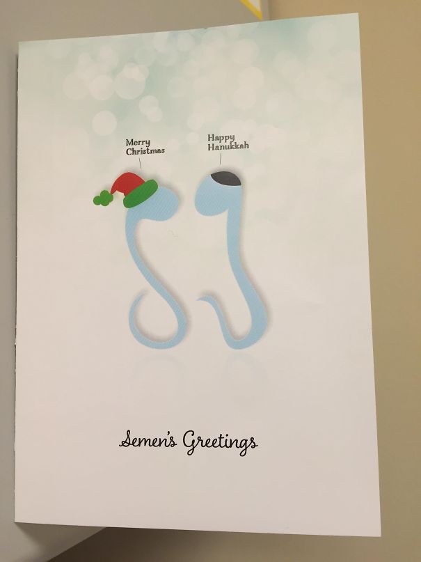 The Fertility Clinic I Work For Received This Card From A Urologist