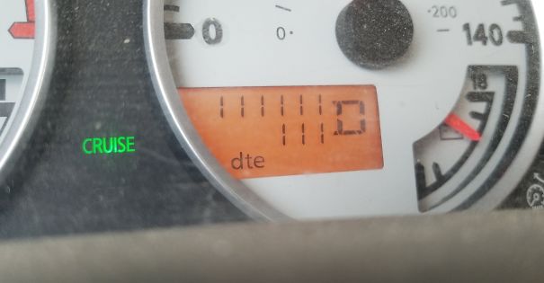 When My Odometer Rolled To 111,111 I Had 111 Miles In The Tank