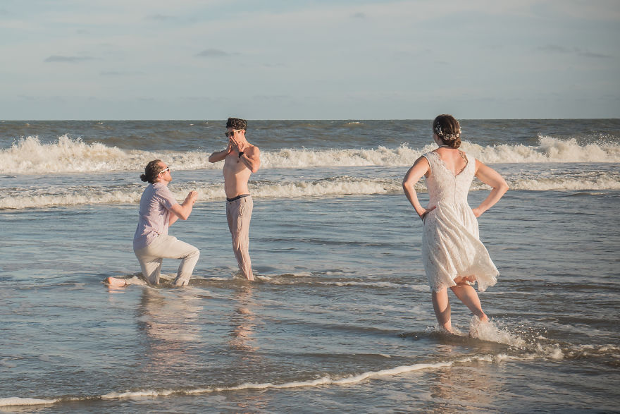 An Unexpected Beach Proposal An Unexpected Beach Proposal