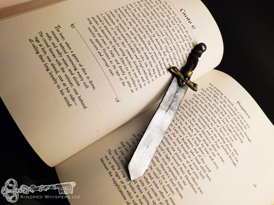 I Created One Of A Kind Bookmarks. The Beginning Of My New Book Blade Series!